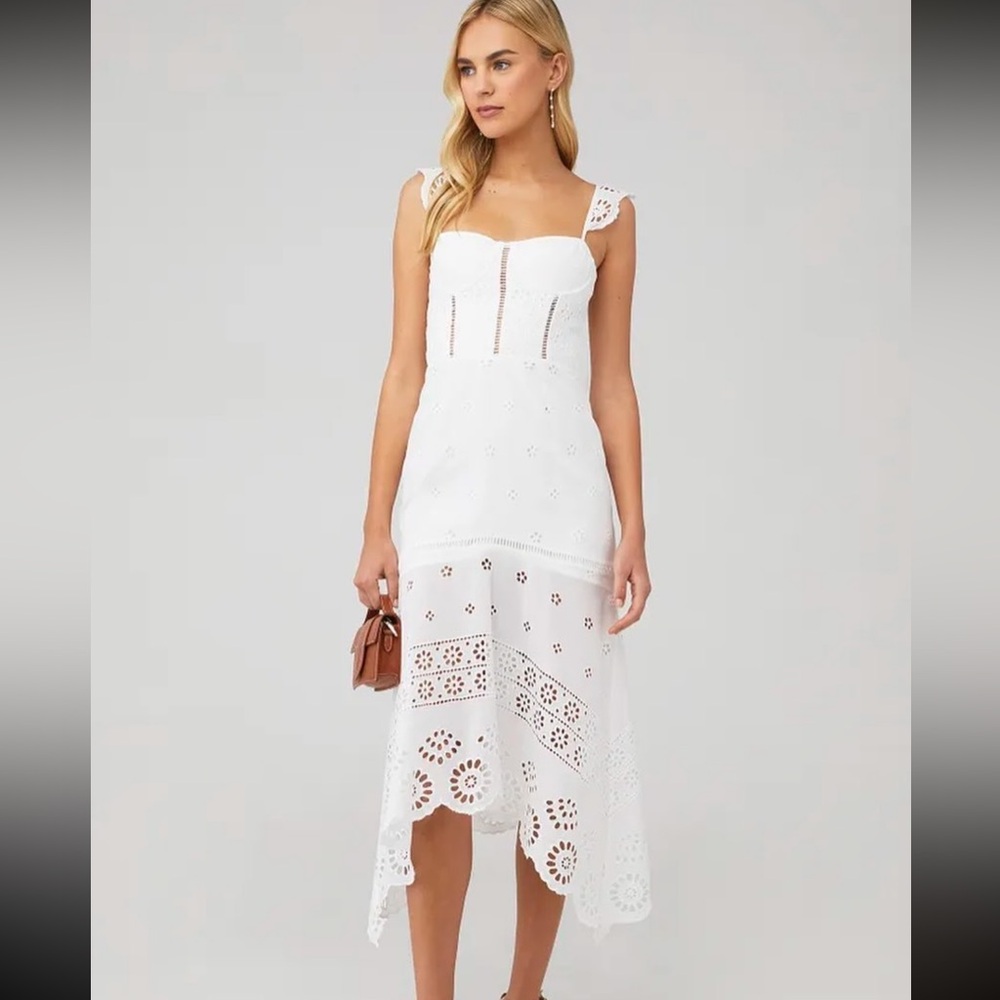 KARINA GRIMALDI Irma Eyelet Maxi Dress